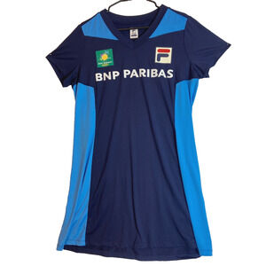 FILA BNP Paribas Open‎ Women's Dress XL Short Sleeve Tennis Crew Neck Athletic